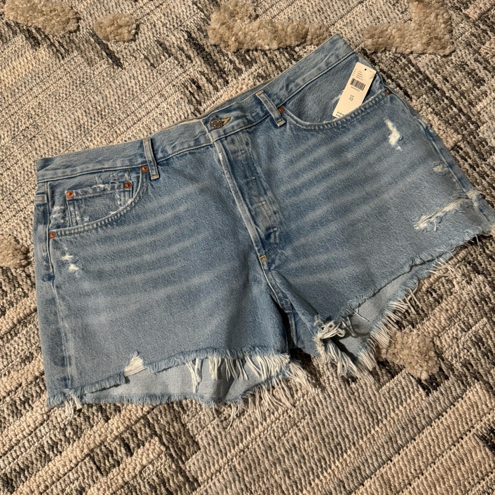 AGOLDE Distressed Shorts